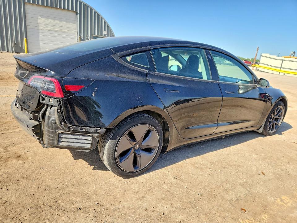 2018 Tesla VIN 5YJ3E1EB1JF183846 COPART salvage auction — REAR END, Ks - Cert Of Title-Salvage, sold $200 on 2026-07-22 (photo 3)