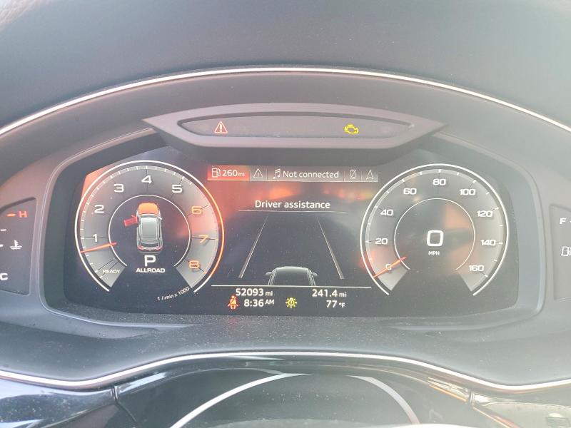 2020 Audi Q8 VIN WA1EVAF15LD004940 COPART salvage auction — REAR END, Nc - Salvage Certificate Of Title, sold $21,500 on 2026-07-08 (photo 9)