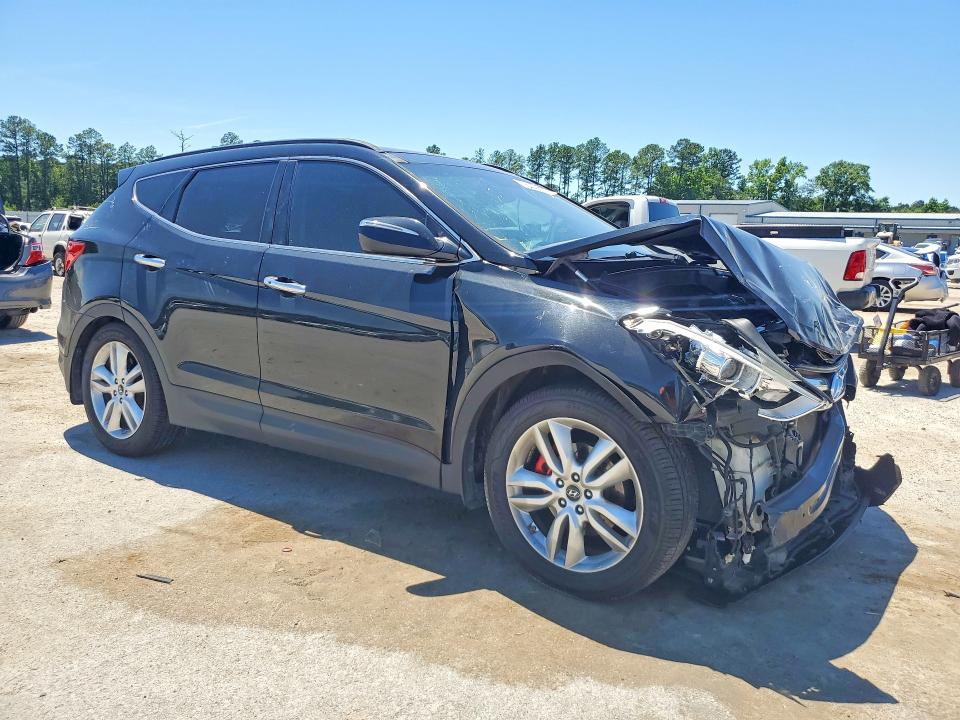 2014 Hyundai Santa fe VIN 5XYZW3LA6EG140230 COPART salvage auction — FRONT END, SC - CERT OF TITLE-SALVAGE, sold $975 on 2026-07-27 (photo 4)