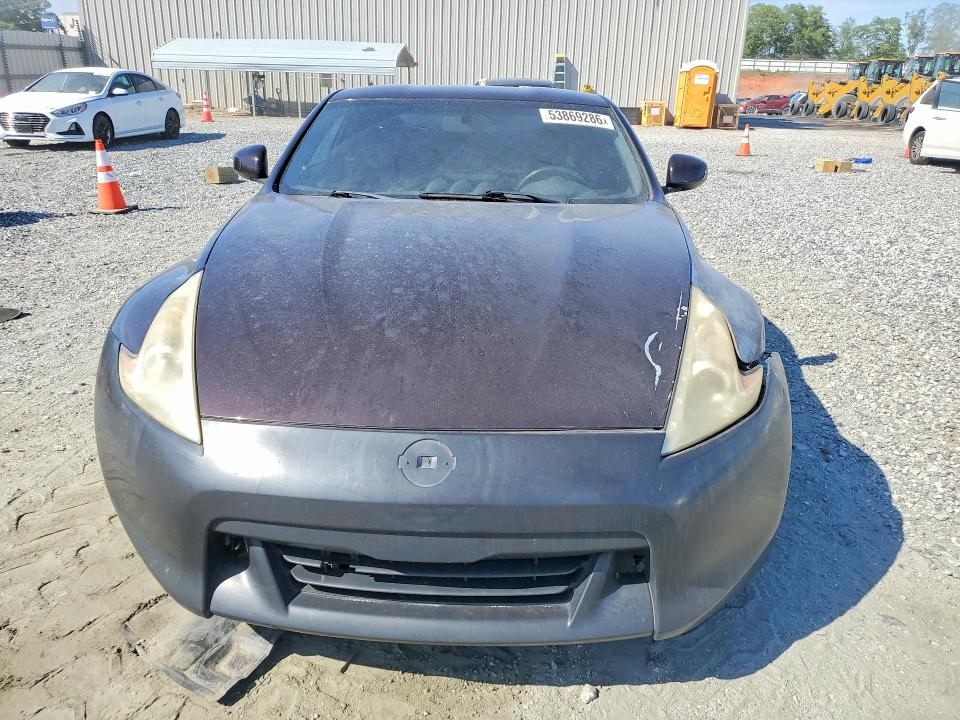 2010 Nissan 370z VIN JN1AZ4EH5AM501365 COPART salvage auction — FRONT END, Sc - Cert Of Title-Salvage, sold $4,200 on 2026-07-27 (photo 5)