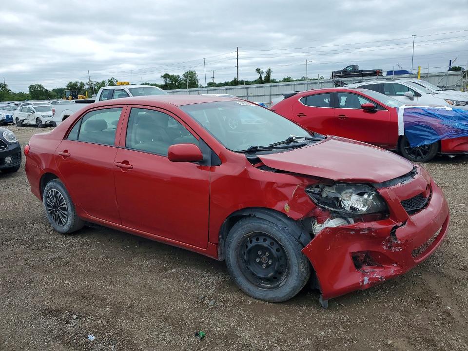 2009 Toyota Corolla VIN JTDBL40E69J003124 COPART salvage auction — FRONT END, Ia - Salvage W/Salvage History, sold $1,000 on 2026-07-17 (photo 4)