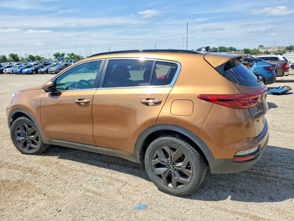 2020 Kia VIN KNDP6CAC8L7637835 COPART salvage auction — HAIL, Ia - Cert Of Title-Salvage Title, sold $3,400 on 2026-07-08 (photo 2)