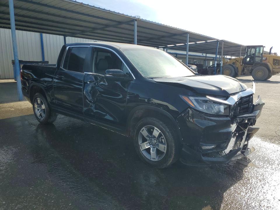 2025 Honda Ridgeline VIN 5FPYK3F57SB038628 COPART salvage auction — FRONT END, Ca - Non-Repairable Vehicle Cert, sold $6,200 on 2026-07-27 (photo 4)