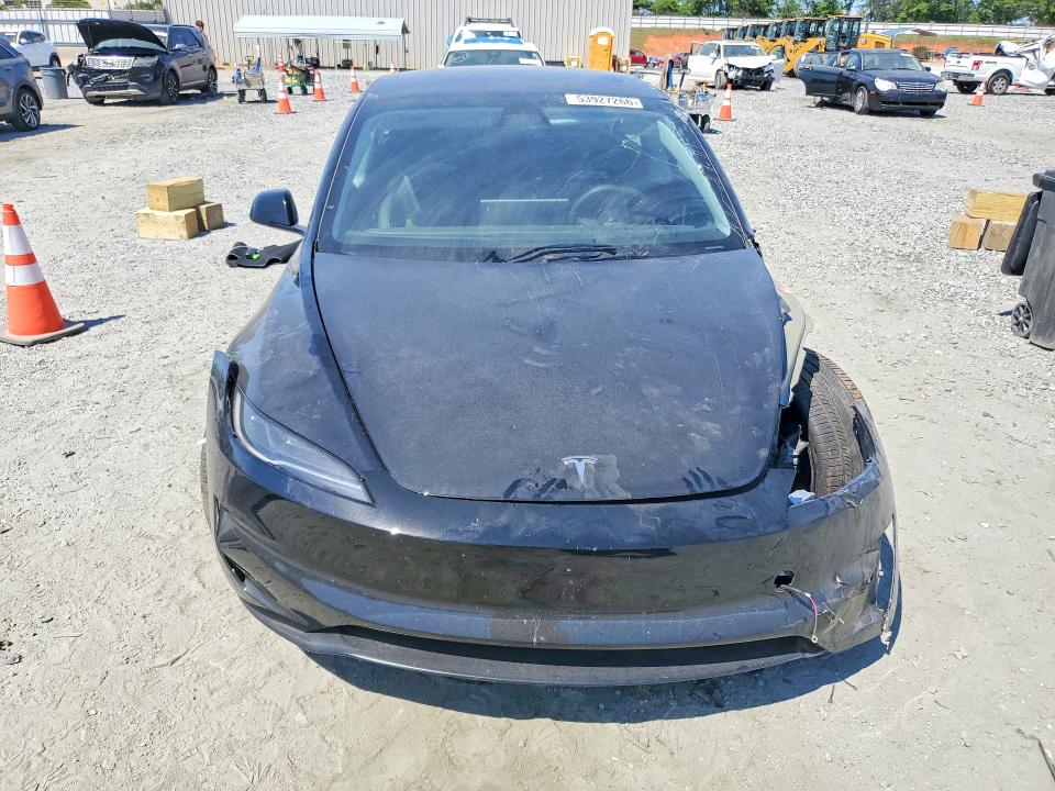 2025 Tesla VIN 5YJ3E1ET4SF036138 COPART salvage auction — FRONT END, Sc - Cert Of Title-Salvage, sold $14,100 on 2026-08-03 (photo 5)