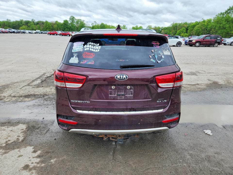 2017 Kia VIN 5XYPKDA58HG318576 COPART salvage auction — FRONT END, Pa - Certificate Of Salvage, sold $1,950 on 2026-07-16 (photo 6)