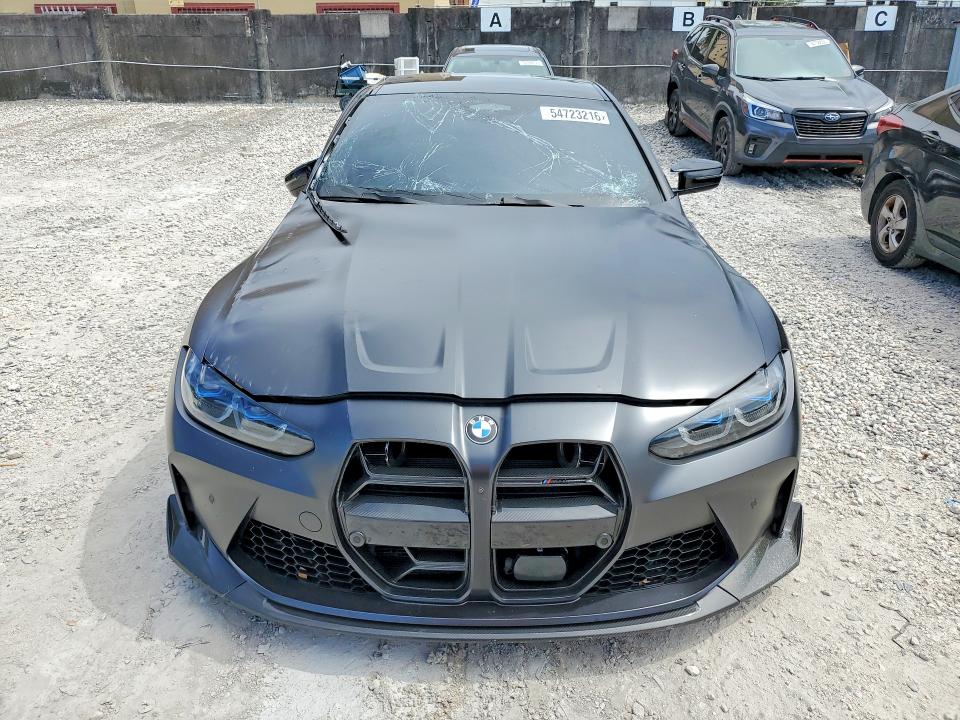 2024 BMW VIN WBS43AZ00RCP53310 COPART salvage auction — FRONT END, Fl - Cert Of Title Slvg Rebuildable, sold $35,500 on 2026-08-04 (photo 5)