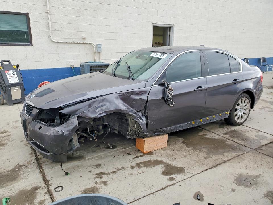 2008 BMW 3 series VIN WBAVD53558A010671 COPART salvage auction — FRONT END, Ut - Salvage Certificate, sold $325 on 2026-07-27 (photo 1)