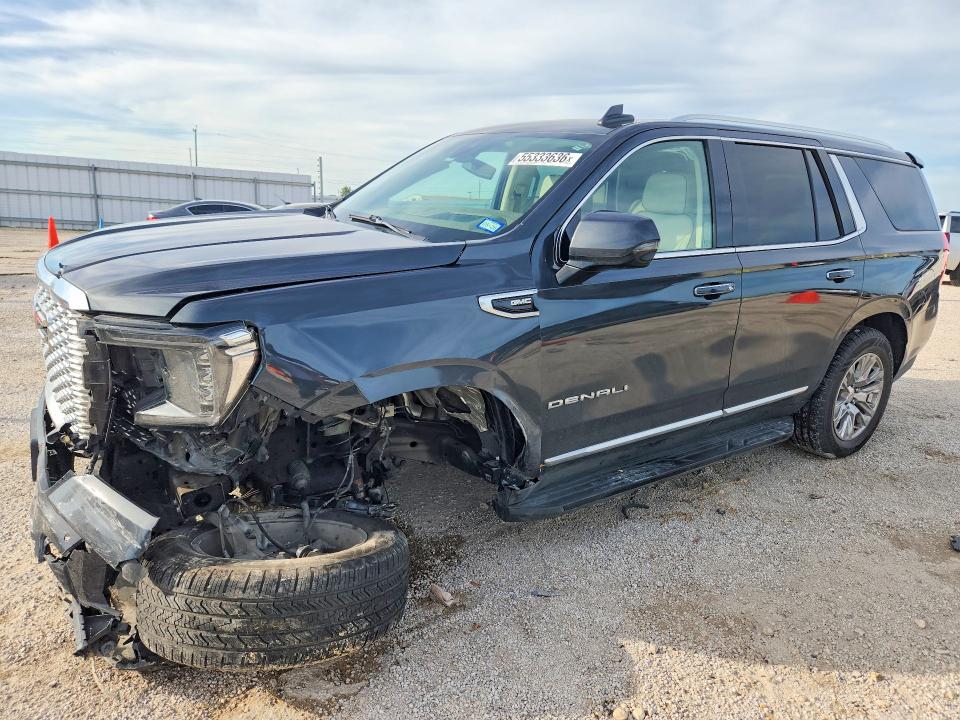 2021 Gmc Yukon VIN 1GKS1DKL4MR326216 COPART salvage auction — FRONT END, Tx - Salvage Vehicle Title, sold $15,700 on 2026-07-02 (photo 1)