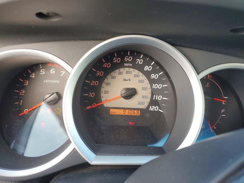 2008 Toyota Tacoma VIN 5TETU62N68Z582632 COPART salvage auction — FRONT END, Or - Salvage Title Certificate, sold $2,750 on 2026-07-13 (photo 9)