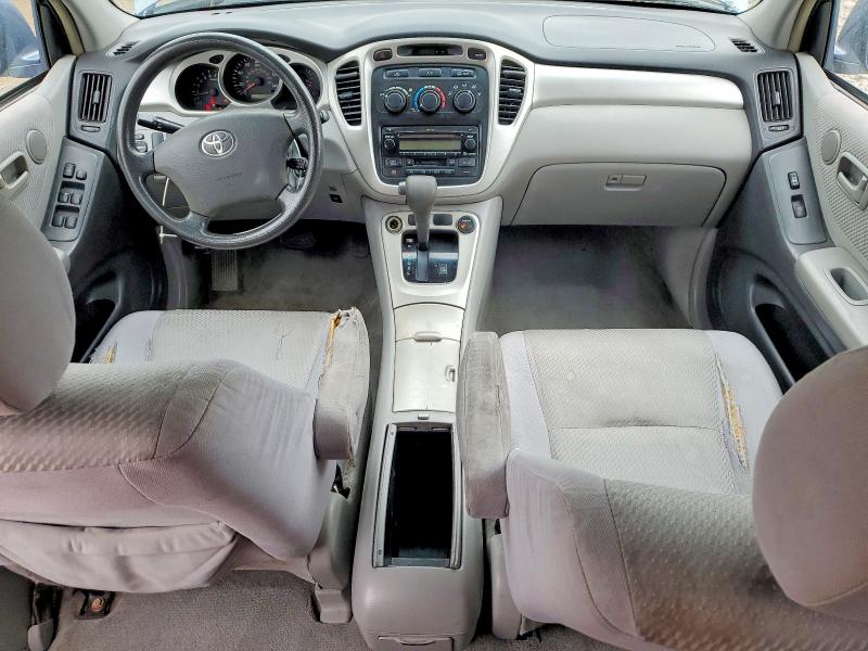 2005 Toyota Highlander VIN JTEGD21A650117106 COPART salvage auction — FRONT END, Wv - Salvage Certificate, sold $625 on 2026-07-08 (photo 8)