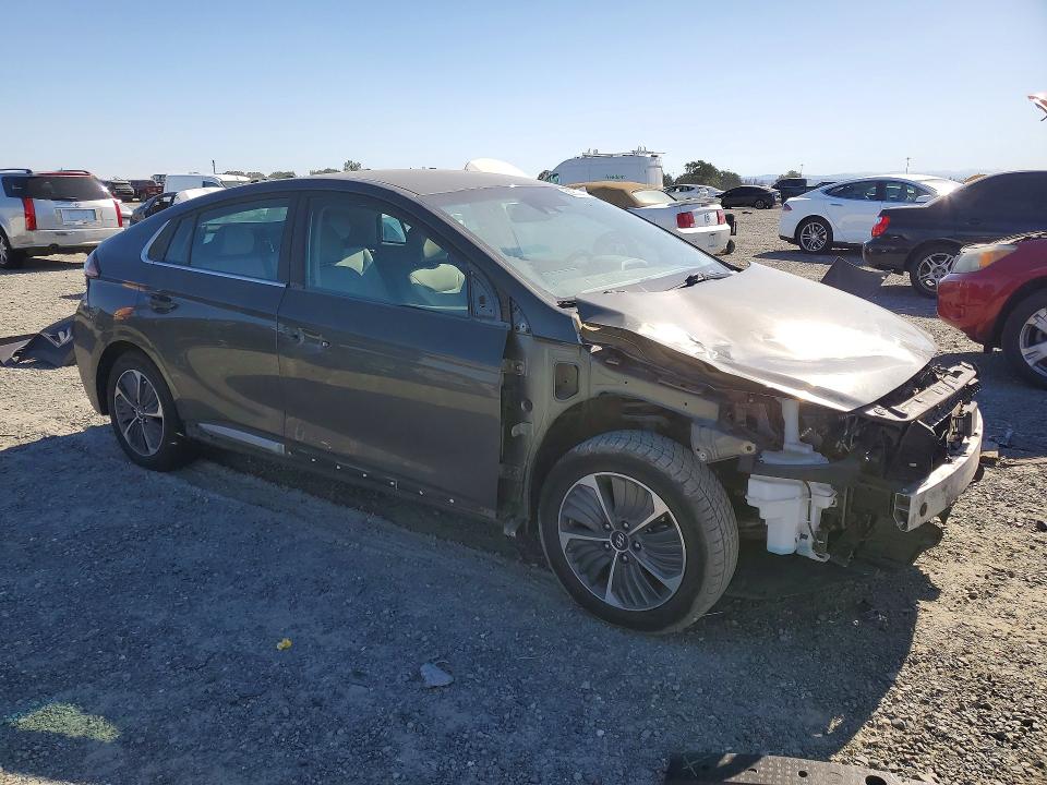 2022 Hyundai Ioniq VIN KMHC75LD9NU274183 COPART salvage auction — FRONT END, Ca - Salvage Certificate, sold $3,350 on 2026-07-07 (photo 4)