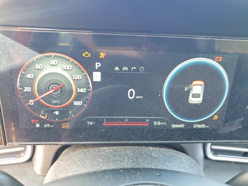 2024 Hyundai Elantra VIN KMHLS4DG1RU696794 COPART salvage auction — WATER/FLOOD, Ny - Mv907A-Flood Salvage, sold $6,400 on 2026-07-06 (photo 9)