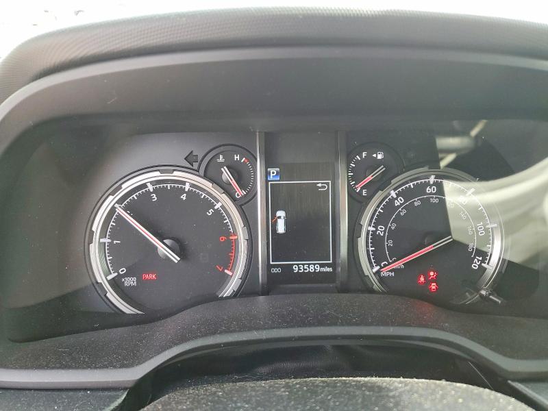 2021 Toyota 4runner VIN JTEPU5JR8M5849892 COPART salvage auction — FRONT END, Mt - Salvage Certificate Of A Vehic, sold $8,700 on 2026-07-14 (photo 9)