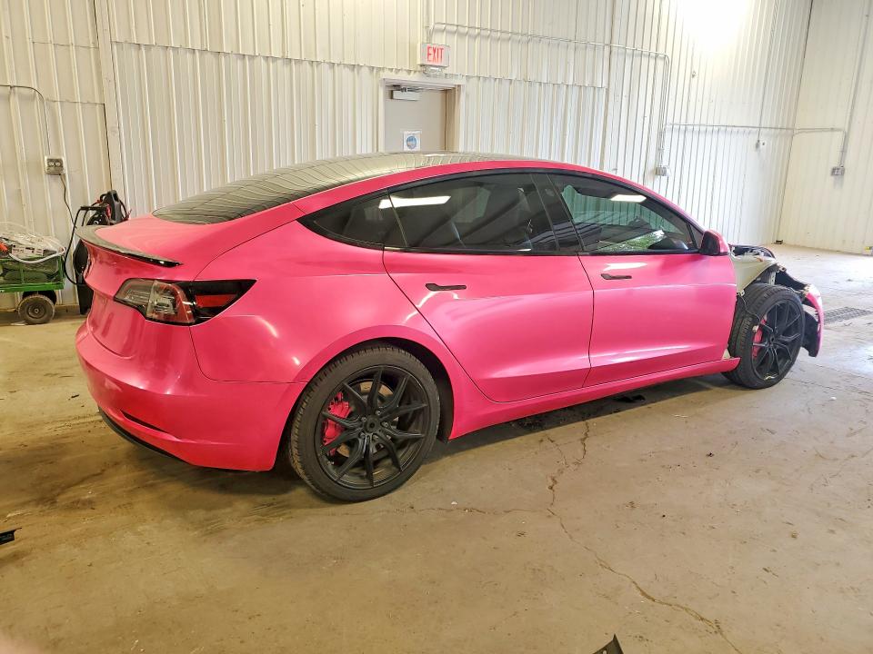 2021 Tesla Model 3 VIN 5YJ3E1EB8MF862405 COPART salvage auction — FRONT END, Mn - Cert Of Title-Salvage, sold $2,700 on 2026-07-21 (photo 3)