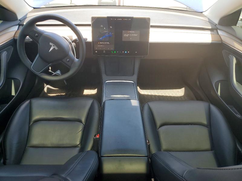 2023 Tesla Model 3 VIN 5YJ3E1EA9PF653783 COPART salvage auction — REAR END, Ca - Salvage Certificate, sold $6,100 on 2026-07-17 (photo 8)