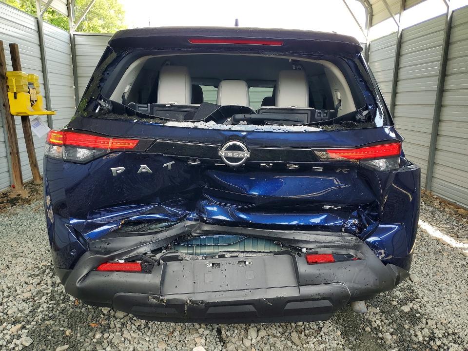 2023 Nissan Pathfinder VIN 5N1DR3BA0PC262460 COPART salvage auction — REAR END, Sc - Cert Of Title-Salvage, sold $3,750 on 2026-07-28 (photo 6)