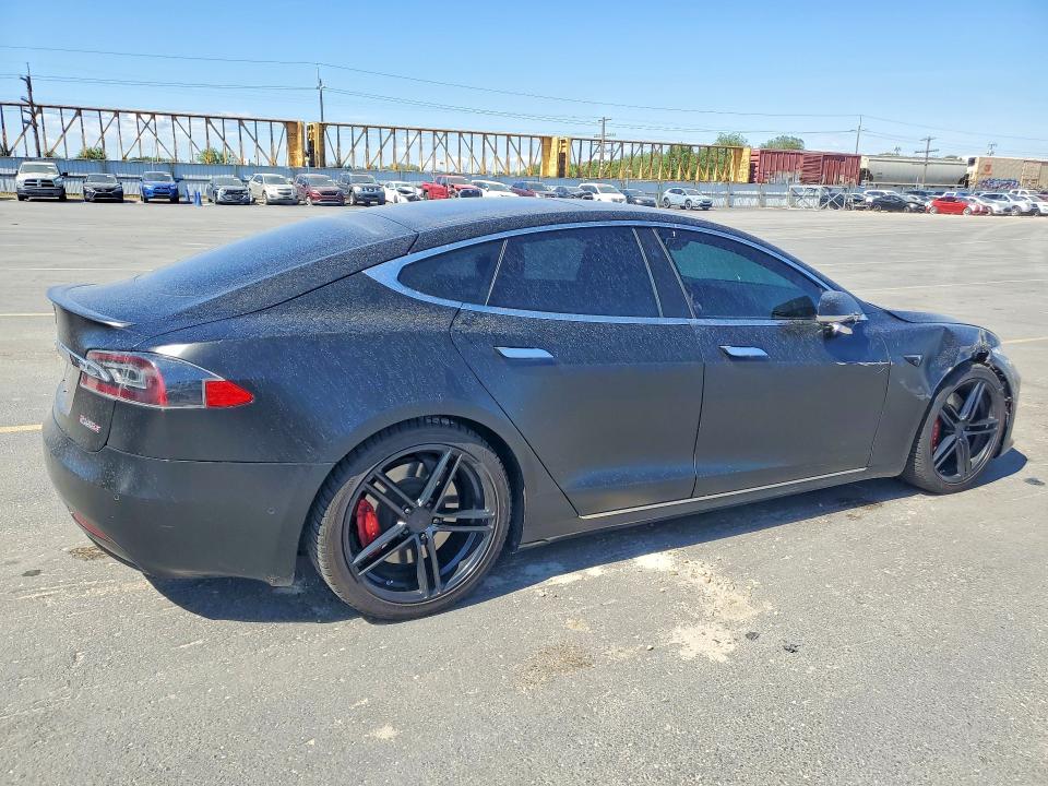 2018 Tesla Model s VIN 5YJSA1E42JF296598 COPART salvage auction — FRONT END, Id - Salvage Certificate Of Title, sold $12,100 on 2026-07-30 (photo 3)