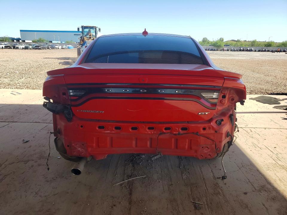 2022 Dodge Charger VIN 2C3CDXHG7NH118758 COPART salvage auction — REAR END, Az - Cert Of Title - Salvage, sold $10,100 on 2026-07-02 (photo 6)