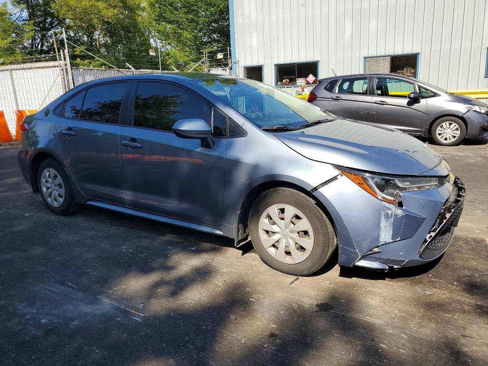 2022 Toyota Corolla VIN JTDDPMAE2N3012865 COPART salvage auction — FRONT END, Or - Salvage Title Certificate, sold $625 on 2026-07-27 (photo 4)