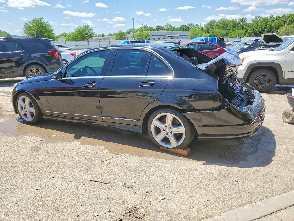 2010 Mercedes-benz C class VIN WDDGF8BB7AF446595 COPART salvage auction — REAR END, Ky - Bill Of Sale/Part Only/No Titl, sold $675 on 2026-07-06 (photo 2)