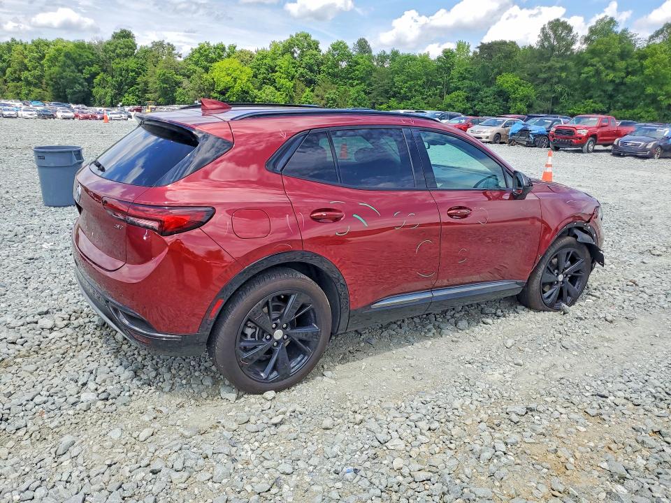 2021 Buick Envision VIN LRBFZNR4XMD112966 COPART salvage auction — FRONT END, Nc - Salvage Certificate Of Title, sold $7,300 on 2026-07-08 (photo 3)