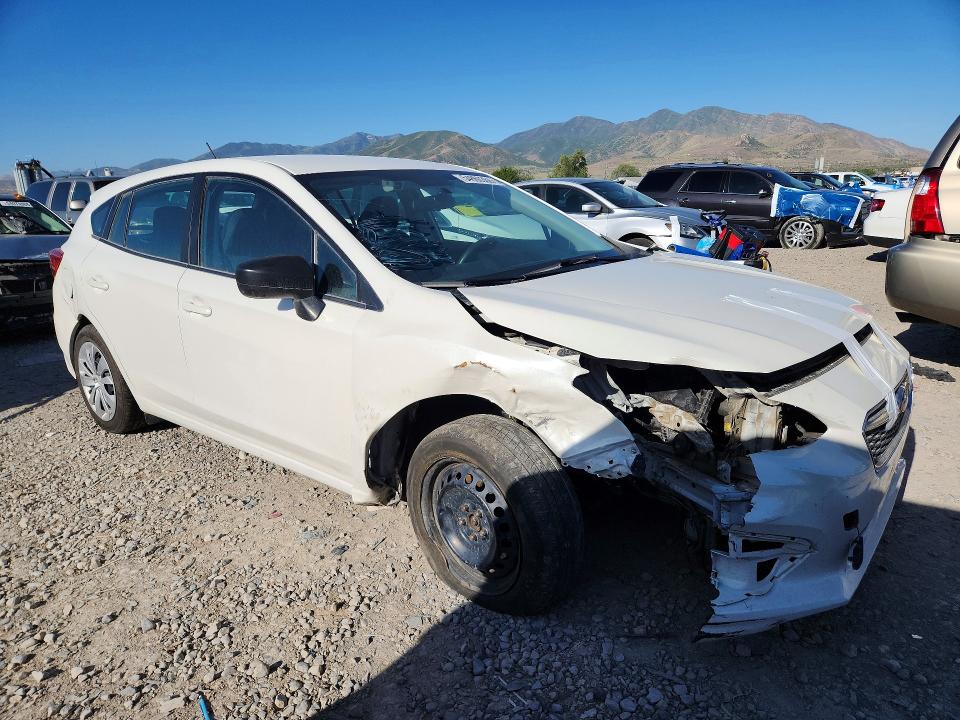 2019 Subaru Impreza VIN 4S3GTAB60K3741098 COPART salvage auction — FRONT END, Ut - Salvage Certificate, sold $3,100 on 2026-07-02 (photo 4)
