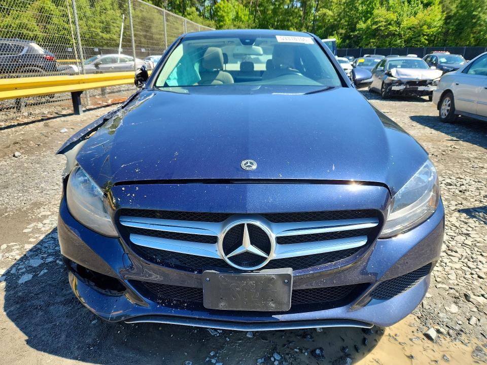 2017 Mercedes-benz C-klasse VIN WDDWF4KB5HR291431 COPART salvage auction — SIDE, Salvage Title, sold $2,000 on 2026-08-07 (photo 5)