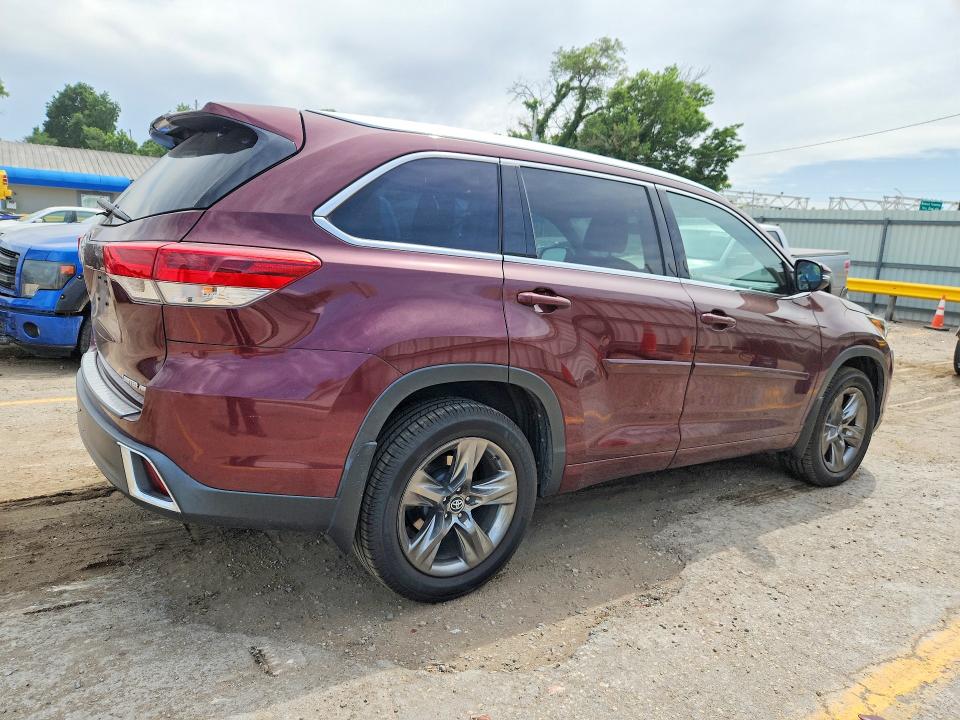 2017 Toyota VIN 5TDDZRFHXHS390882 COPART salvage auction — SIDE, Ks - Cert Of Title-Salvage, sold $12,400 on 2026-07-22 (photo 3)