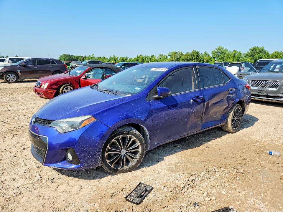 2016 Toyota Corolla VIN 5YFBURHE2GP436169 COPART salvage auction — REAR END, Tx - Salvage Vehicle Title, sold $1,900 on 2026-07-10 (photo 1)
