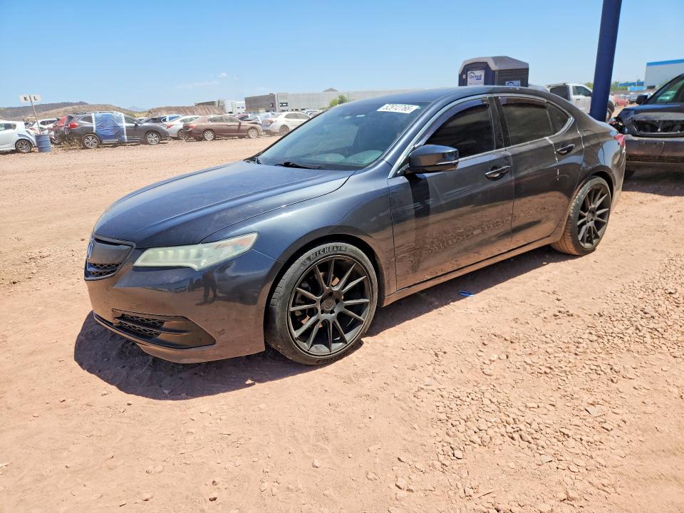 2015 Acura Tlx VIN 19UUB1F56FA019001 COPART salvage auction — SIDE, Az - Cert Of Title - Salvage, sold $3,800 on 2026-07-02 (photo 1)