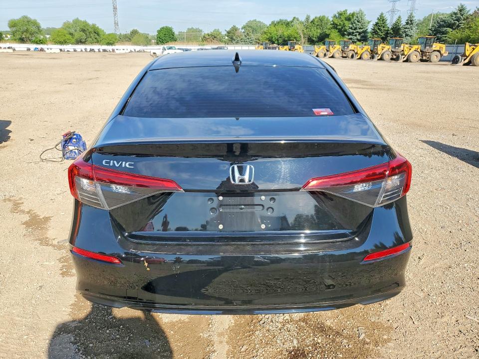 2022 Honda Civic VIN JHMFE1F71NX007672 COPART salvage auction — SIDE, Il - Salvage Certificate, sold $5,700 on 2026-07-30 (photo 6)