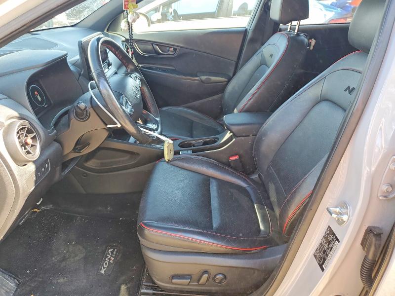 2023 Hyundai Kona VIN KM8K5CA30PU943623 COPART salvage auction — FRONT END, On - Permit Salvage, sold $1,800 on 2026-07-30 (photo 7)