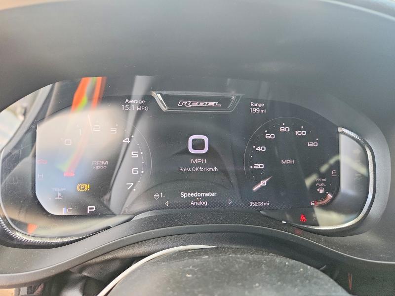 2025 Ram 1500 VIN 1C6SRFLP8SN594053 COPART salvage auction — Minor Dent/Scratches, MO - SALVAGE CERTIFICATE OF TITLE, sold $31,250 on 2026-06-16 (photo 9)