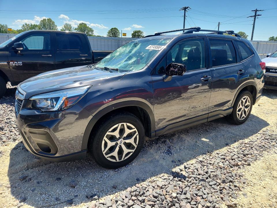 2020 Subaru Forester VIN JF2SKAGC3LH527482 COPART salvage auction — HAIL, Wv - Salvage Certificate, sold $4,850 on 2026-07-13 (photo 1)