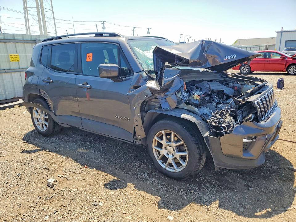 2021 Jeep Renegade VIN ZACNJCBBXMPM28500 COPART salvage auction — FRONT END, Il - Salvage Certificate, sold $525 on 2026-07-29 (photo 4)