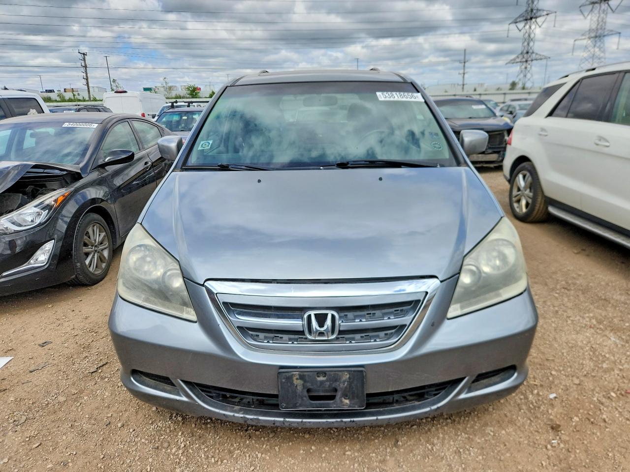2007 Honda Odyssey VIN 5FNRL38757B103749 COPART salvage auction — Rear End, IL - SALVAGE CERTIFICATE, sold $450 on 2026-07-02 (photo 5)