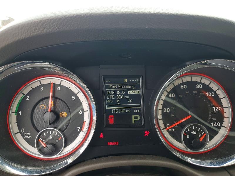 2013 Dodge Durango VIN 1C4RDHDG9DC508635 COPART salvage auction — FRONT END, Tx - Salvage Vehicle Title, sold $775 on 2026-07-02 (photo 9)