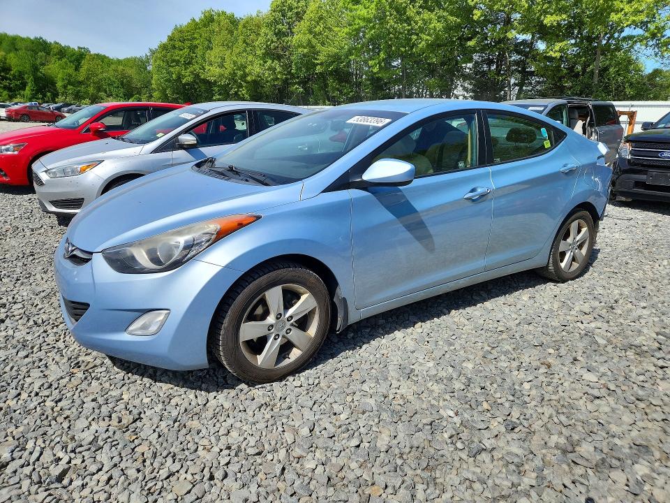 2012 Hyundai VIN KMHDH4AE3CU413549 COPART salvage auction — REAR END, Ma - Cert Of Title-Reconstrctd Coll, sold $425 on 2026-07-30 (photo 1)