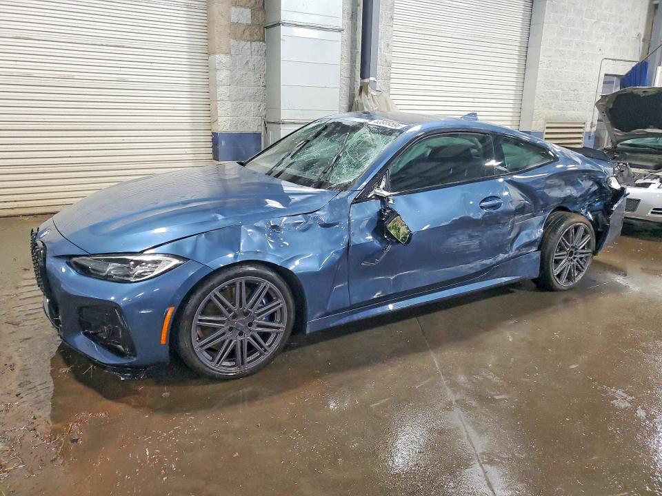 2021 BMW M4 VIN WBA13AR01MCG34569 COPART salvage auction — ALL OVER, Mn - Cert Of Title-Salvage, sold $7,800 on 2026-07-28 (photo 1)