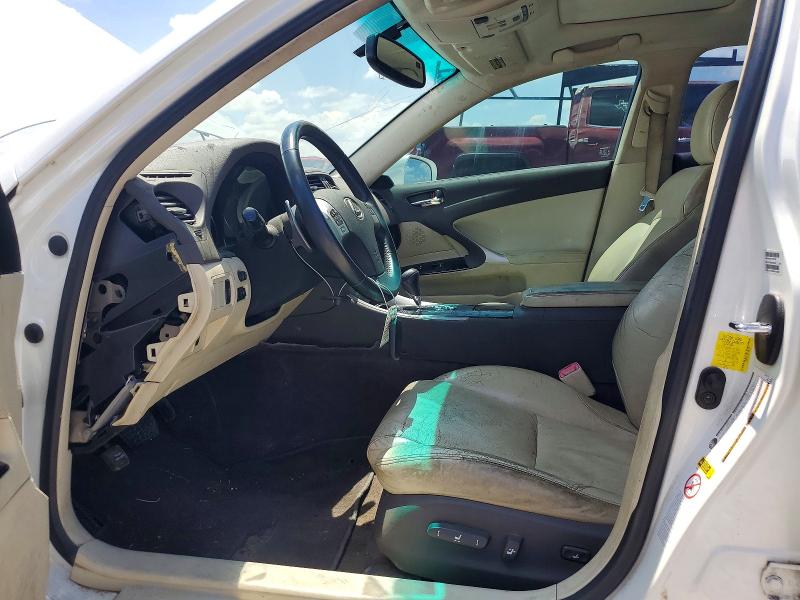 2013 Lexus Is VIN JTHBF5C25D5188183 COPART salvage auction — NORMAL WEAR, TX - CERTIFICATE OF TITLE, sold $1,950 on 2026-08-24 (photo 7)