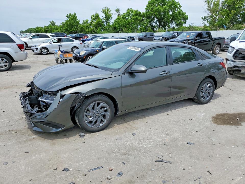 2024 Hyundai Elantra VIN KMHLM4DG7RU728688 COPART salvage auction — FRONT END, Mo - Salvage Certificate Of Title, sold $4,700 on 2026-07-31 (photo 1)