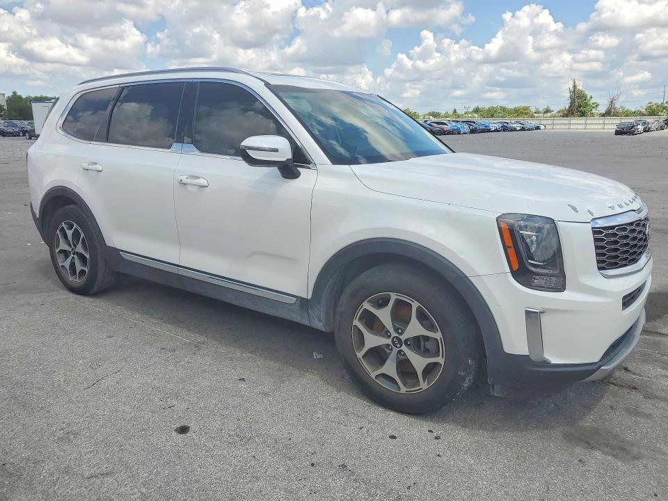 2020 Kia Telluride VIN 5XYP34HC6LG011594 COPART salvage auction — MINOR DENT/SCRATCHES, Fl - Certificate Of Title (P), sold $7,900 on 2026-07-21 (photo 4)