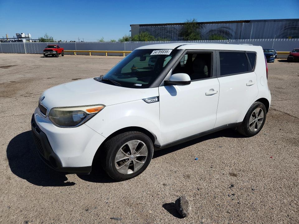 2015 Kia Soul VIN KNDJN2A23F7231489 COPART salvage auction — FRONT END, AZ - CERT OF TITLE - SALVAGE, sold $325 on 2026-07-24 (photo 1)