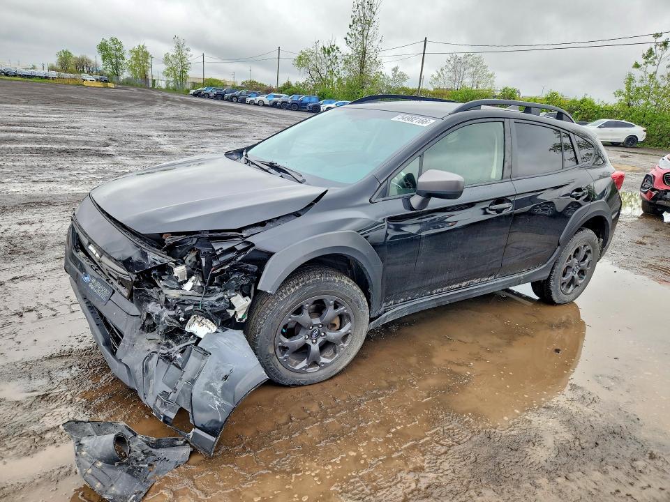 2021 Subaru Crosstrek VIN JF2GTHSC8MH650344 COPART salvage auction — FRONT END, Qc - Gravement Accidente, sold $425 on 2026-07-21 (photo 1)