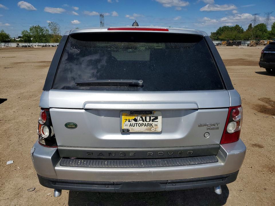 2008 Land rover RANGE ROVER VIN SALSK25458A140358 COPART salvage auction — ROLLOVER, Il - Salvage Certificate, sold $450 on 2026-07-14 (photo 6)