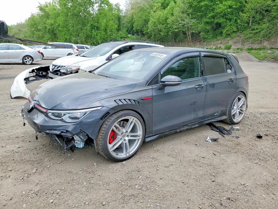 2023 Volkswagen Gti VIN WVW9A7CD3PW205248 COPART salvage auction — FRONT END, Ny - Mv-907A Salvage Certificate, sold $4,750 on 2026-07-09 (photo 1)