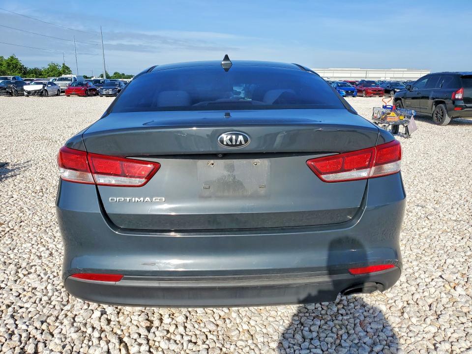 2016 Kia Optima VIN KNAGT4L30G5079487 COPART salvage auction — FRONT END, TX - SALVAGE VEHICLE TITLE, sold $675 on 2026-07-02 (photo 6)