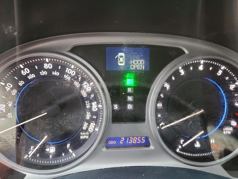 2009 Lexus Is 250 VIN JTHCK262292032055 COPART salvage auction — SIDE, KY - BILL OF SALE/PART ONLY/NO TITL, sold $400 on 2026-07-02 (photo 9)