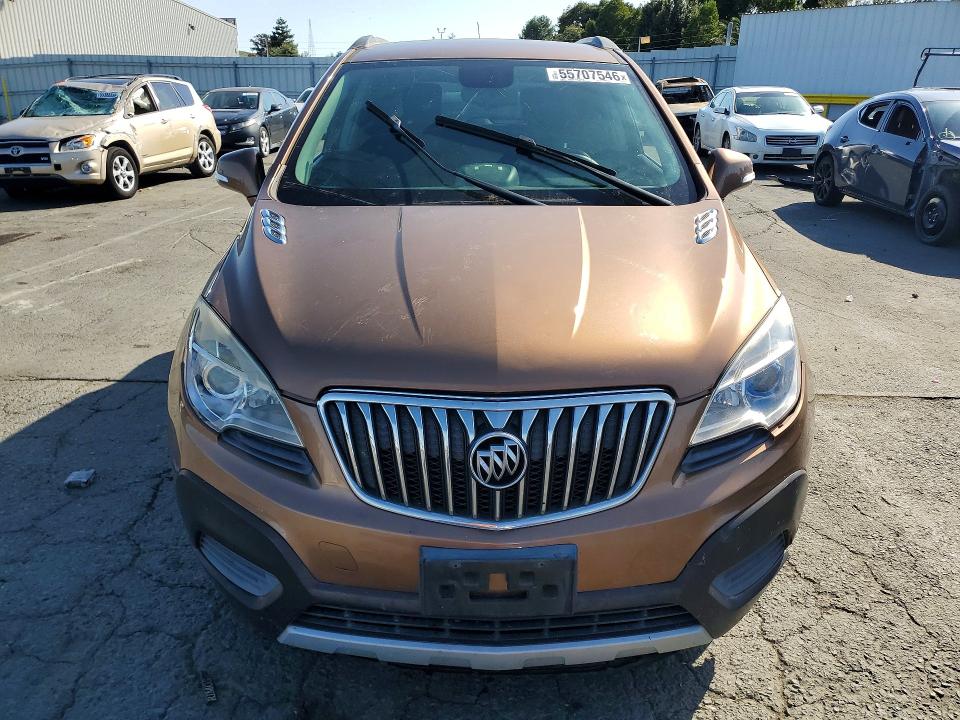 2016 Buick Encore VIN KL4CJESB7GB565490 COPART salvage auction — MINOR DENT/SCRATCHES, CA - SALVAGE CERTIFICATE, sold $725 on 2026-07-10 (photo 5)