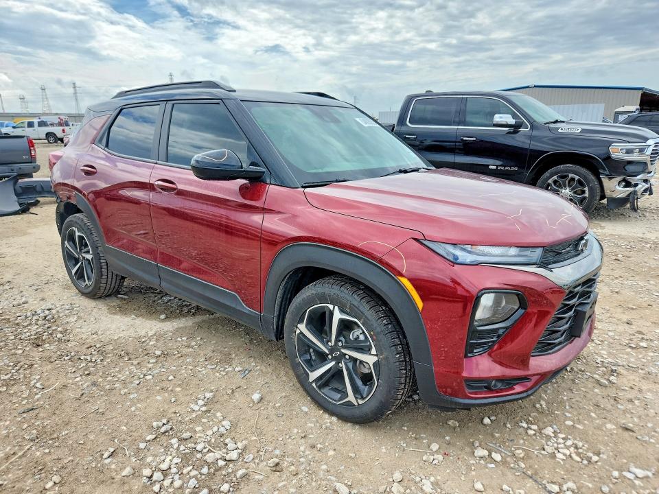 2022 Chevrolet Trailblazer VIN KL79MTSL5NB097418 COPART salvage auction — REAR END, Tx - Salvage Vehicle Title, sold $4,050 on 2026-07-21 (photo 4)